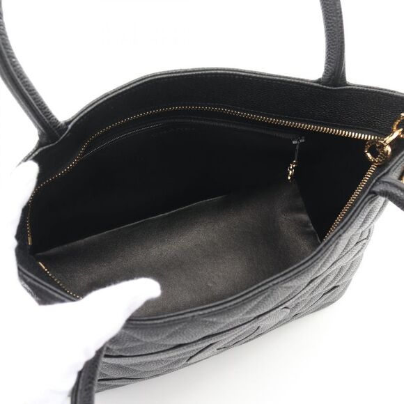 Chanel Leather Tote Bag Black - Picture 3 of 6